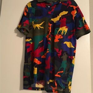 Polo by Ralph Lauren Multicolor Camouflage Polo Shirt